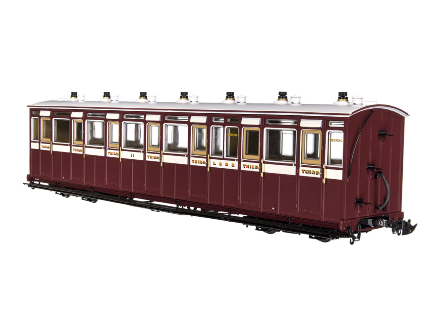 Lionheart L&B Open 3rd Coach No.7 1901-1922 (DCC-Fitted) DALHT-7NP-001D