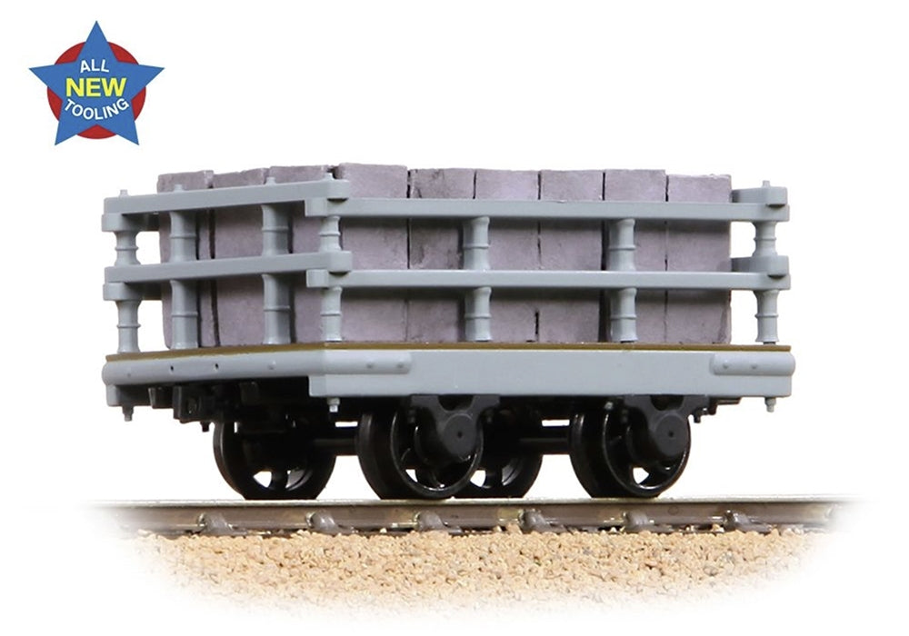 Narrow Gauge Dinorwic Slate Wagon With Sides Grey [Wl]        73-027