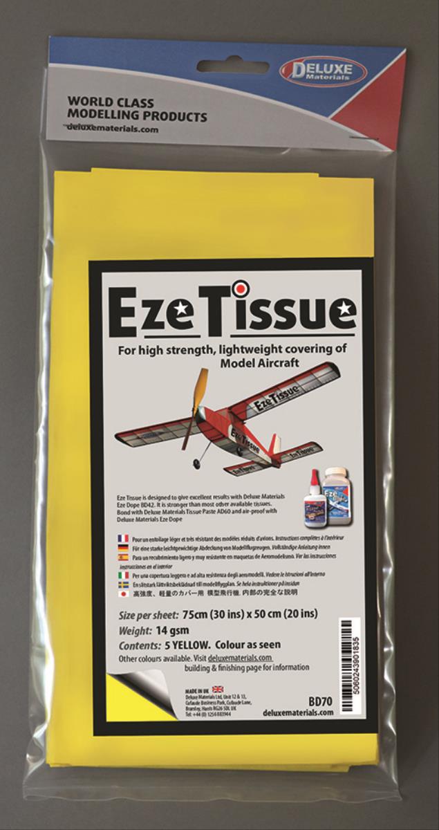 Deluxe Materials Eze Tissue Yellow (5) DLBD-70