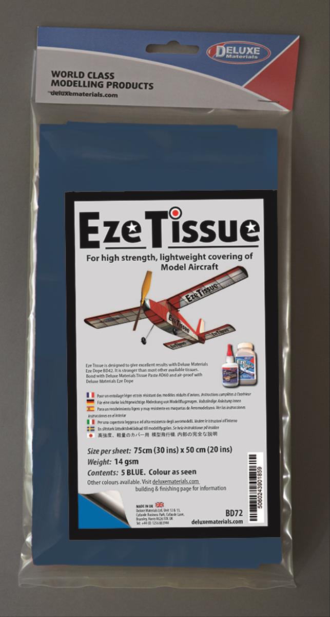 Deluxe Materials Eze Tissue Blue (5) DLBD-72