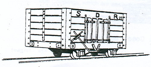 Dundas Models Snailbeach District Railways Coal Wagon Kit DM07