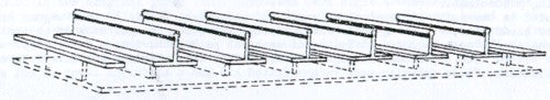 Dundas Models Narrow Gauge Coach Seats Kit DM12