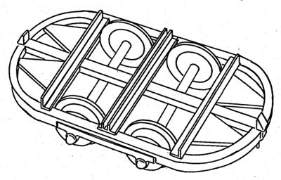 Dundas Models Hudson Wagon Chassis Curved Ends Kit (5) DM41