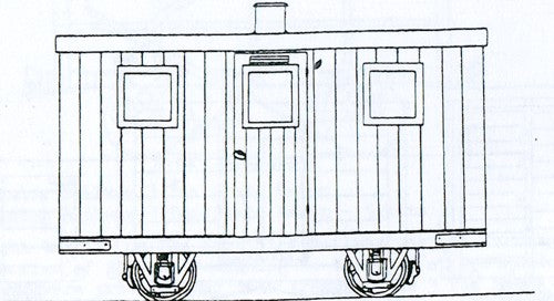 Dundas Models Festiniog Railway Quarrymans Coach Kit (3) DM46