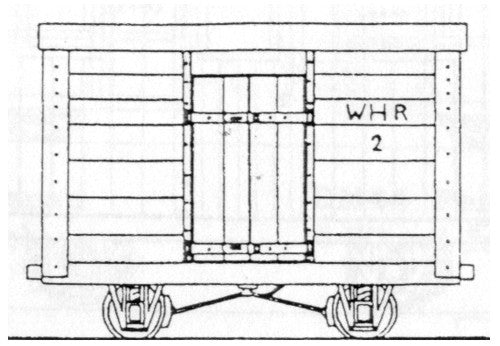 Dundas Models Welsh Highland Railway 4 Wheel Van No.2 Kit DM49