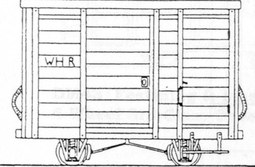 Dundas Models Welsh Highland Railway 4 Wheel Goods Brake Van Kit DM50