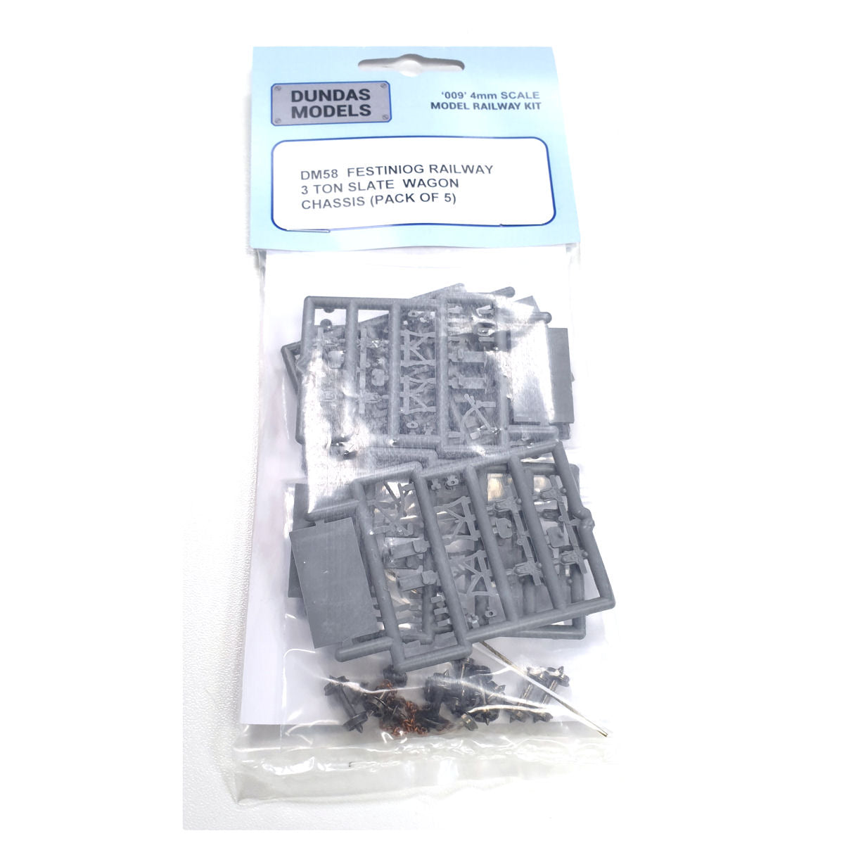 Dundas Models Festiniog Railway 3t Slate Wagon Chassis Kit (5) DM58