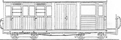 Dundas Models Festiniog Railway Bogie Luggage Brake/3rd Coach No.10 Kit DM59