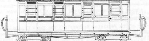 Dundas Models Festiniog Style 4 Compartment Panelled Comp Bogie Coach Kit DM64