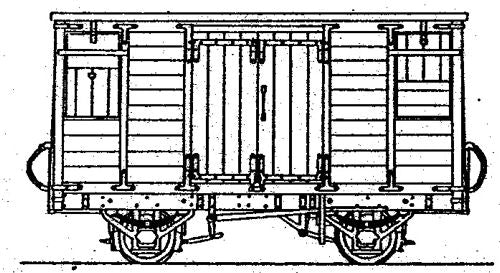 Dundas Models Tralee and Dingle Railway Covered Cattle and Goods Van Kit DM71