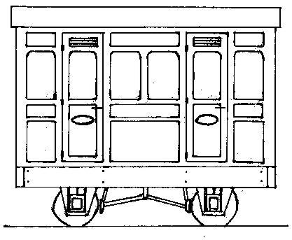 Dundas Models Freelance Panelled 4 Wheel 1st 2 Compartment Coach Kit DM76