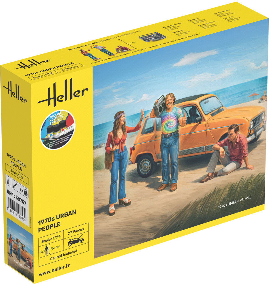 Heller 1:24 Gift Set - 1970s Urban People