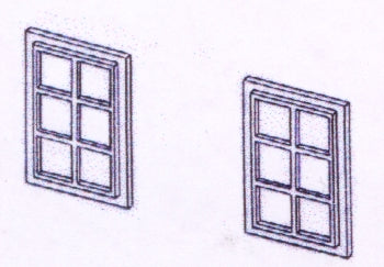 Dornaplas 6 Pane Windows 12x8mm (20) Kit DPB20