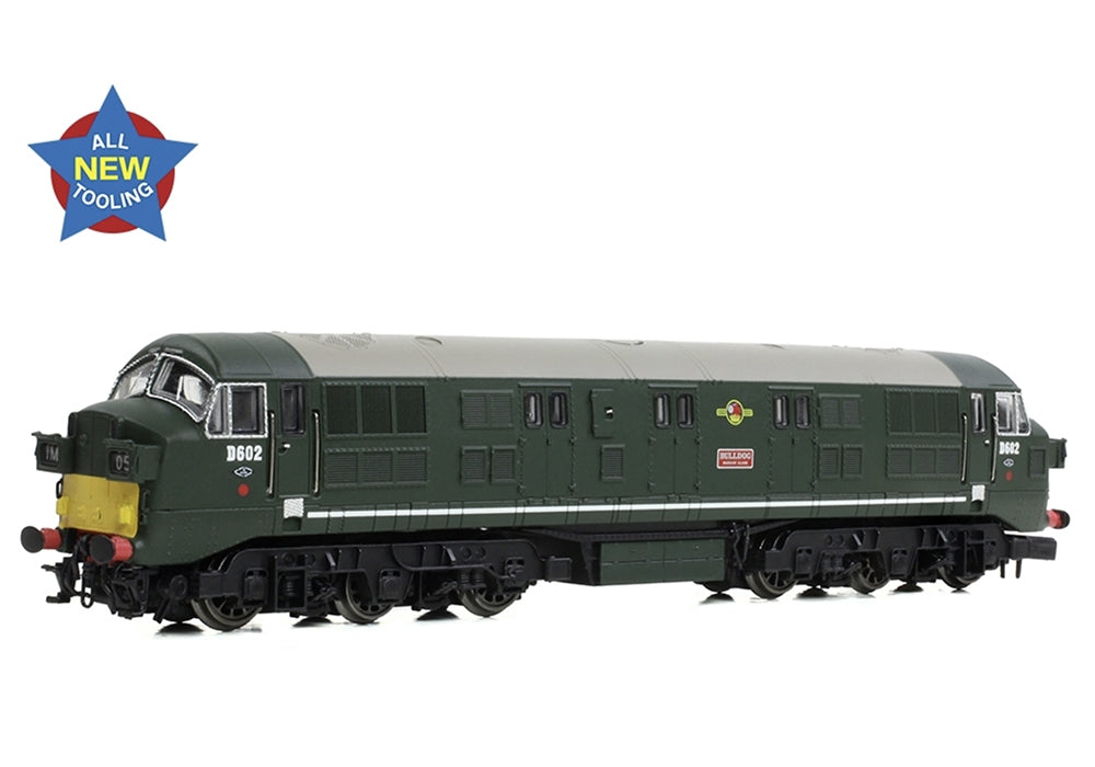 Efe Rail Class 41 'Warship' Headcode Box D602 'Bulldog' BR Green (Syp) E84525