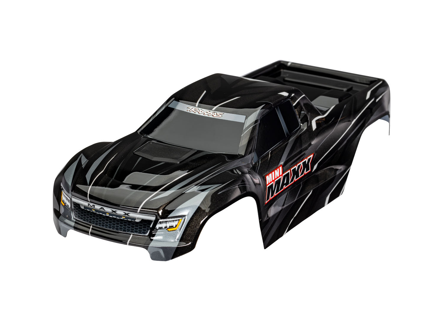 Body, Mini Maxx, Black (painted, decals applied)
