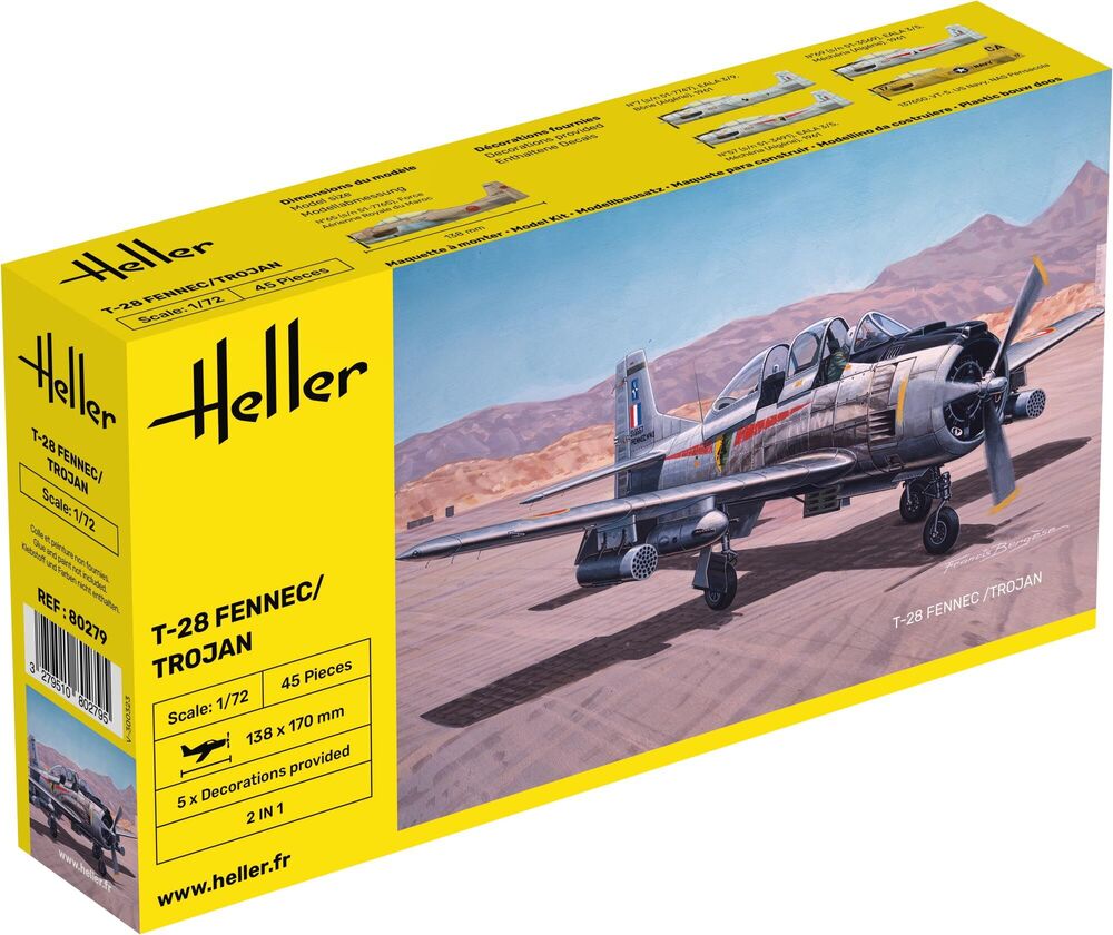 Heller 1:72  - North American T-28 Fennec/Trojan