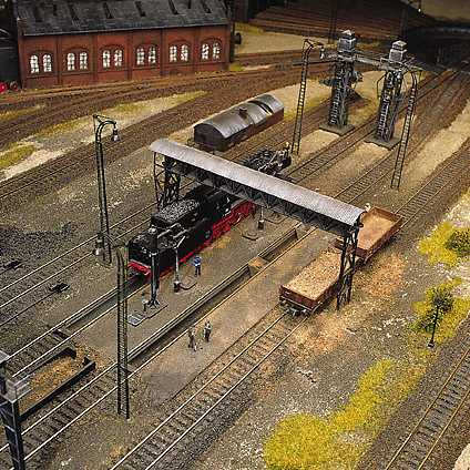 Faller Cinder Plant with Gantry Crane Kit II FA120149