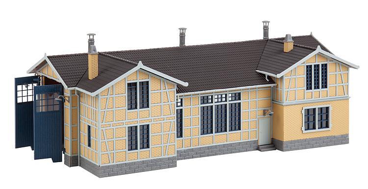 Faller Single Road Engine Shed Kit II FA120287