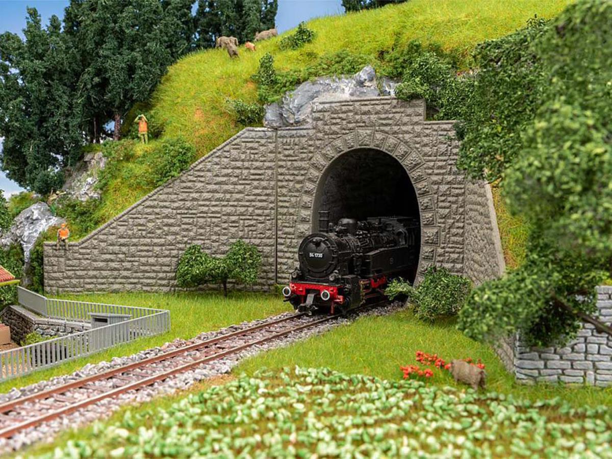 Faller Single Track Tunnel Portals (2) I FA120576