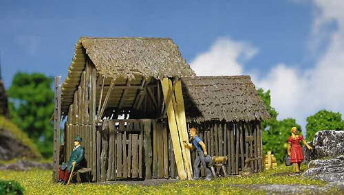 Faller Log Barn Kit I FA130294