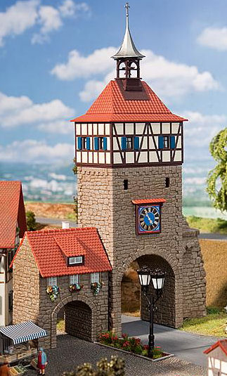 Faller City Gate with Gatehouse Kit I FA130406