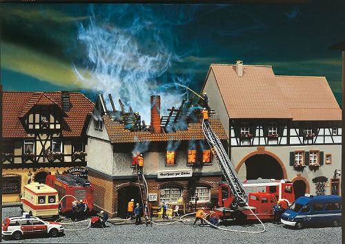 Faller Zur Sonne Burned Down Restaurant Kit III FA130429