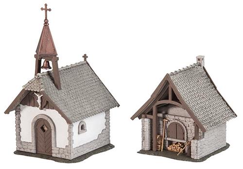 Faller Farm Chapel & Bakehouse Kit I FA130571
