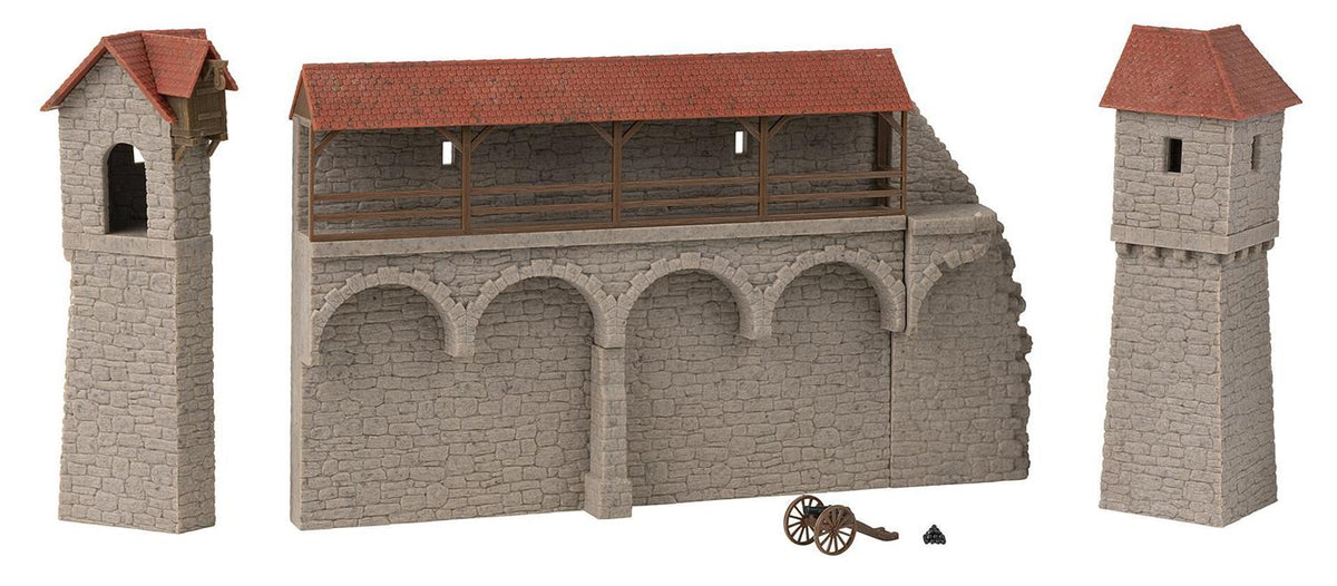 Faller Medieval Town Towers &amp; Walling Kit I FA130693