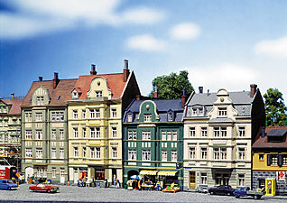 Faller Goethstrasse Row of Townhouses Kit I FA130915