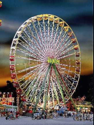 Faller Jupiter Ferris Wheel Fairground Kit with Motor IV FA140470