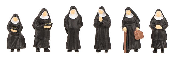 Faller Nuns (6) Figure Set FA151601