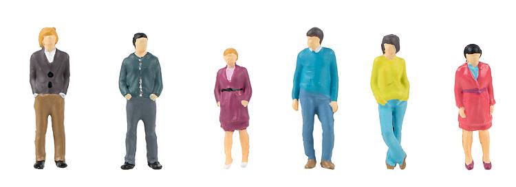 Faller Pedestrians (6) Figure Set FA151608