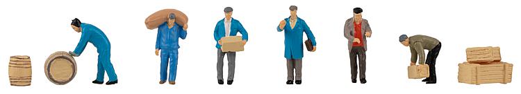 Faller Warehouse Workers (6) Figure Set FA151609