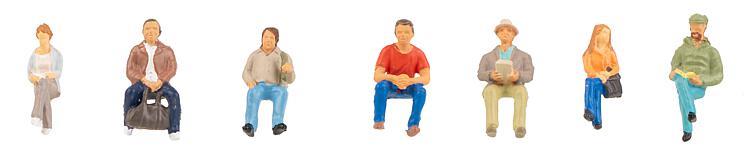 Faller Seated People Figure Set FA151662