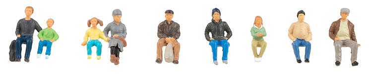 Faller Seated People Figure Set FA151663