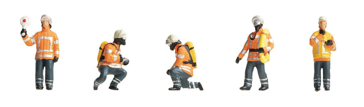 Faller Fire Fighters (5) Figure Set FA151679