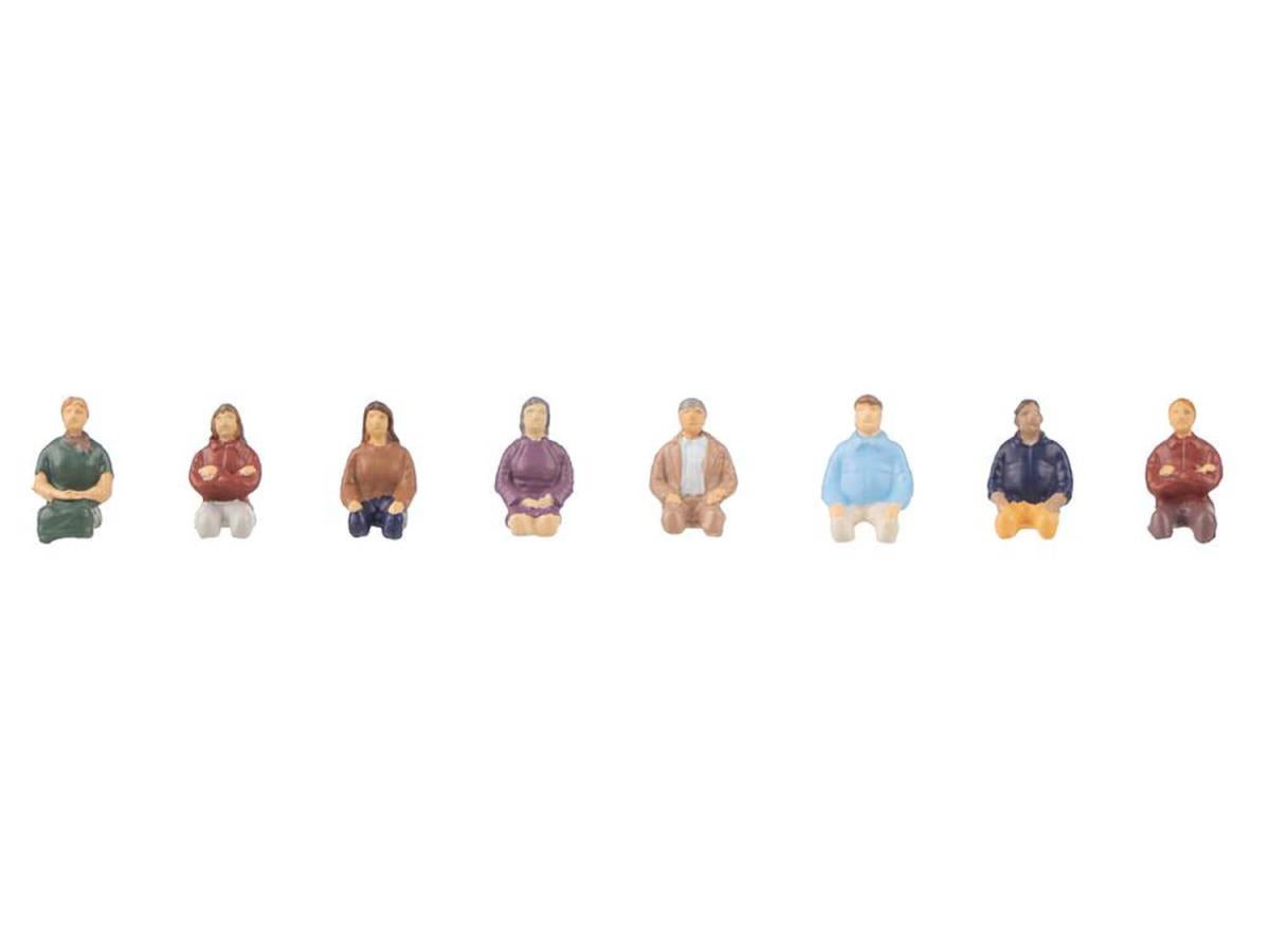 Faller Seated People without Legs (8) Figure Set FA151685