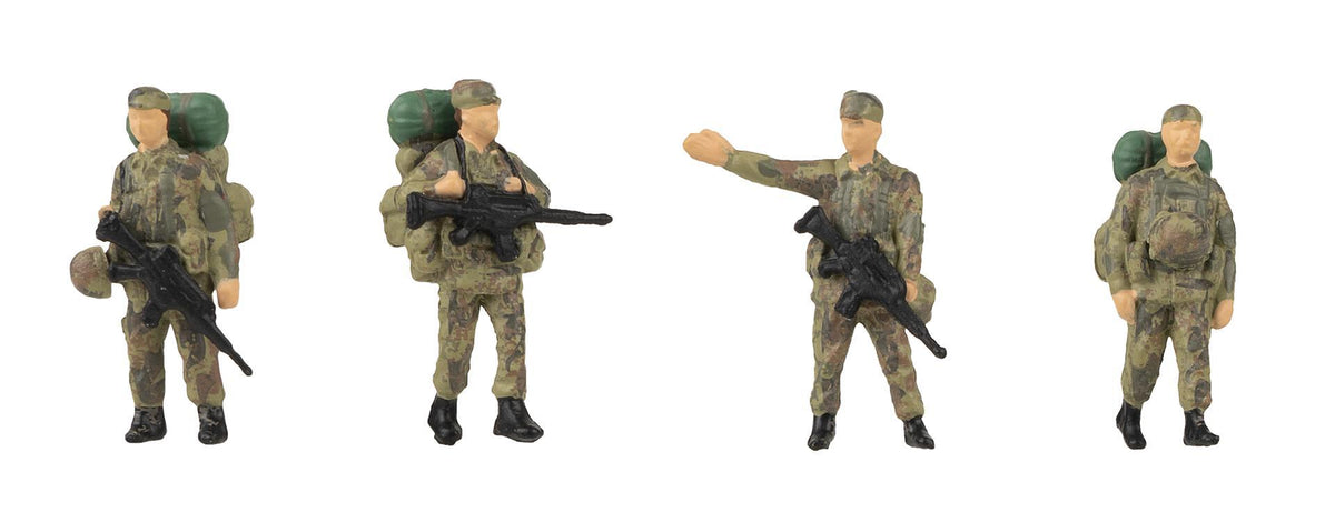 Faller Soldiers with Luggage Figure Set FA151753