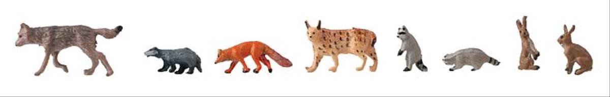 Faller Forest Animals (8) Figure Set FA151915