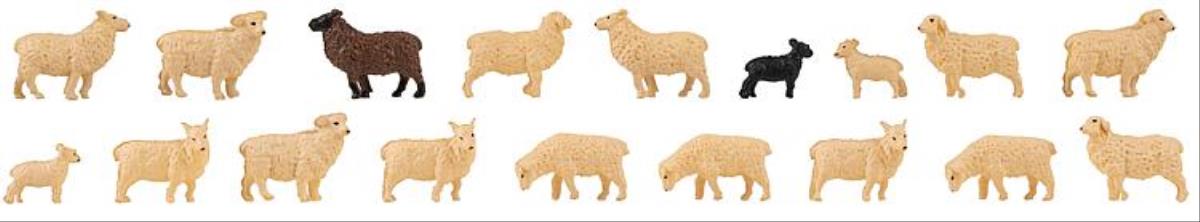 Faller Sheep (18) Figure Set FA151917