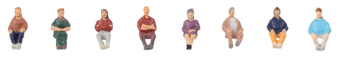 Faller Seated People (8) Figure Set FA155614