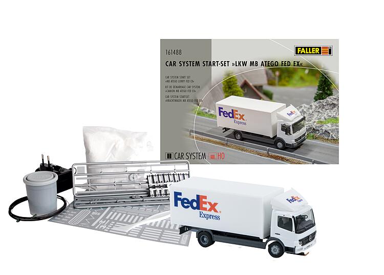 Faller Car System MB Atego FedEx Starter Set FA161488