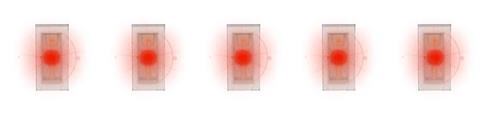 Faller Car System Reflector LEDs Red (5) FA163752