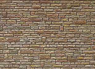 Faller Cut Stone Wall Card 250x125mm FA170604