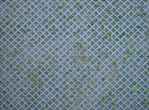 Faller Diamond Perforated Bricks with Grass Wall Card 250x125mm FA170625