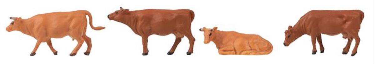 Faller Cows (4) with Sound Effects Module FA180235