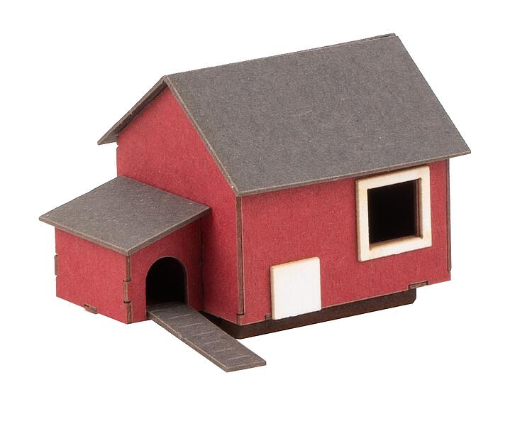 Faller Hen House Laser Cut Kit FA180298