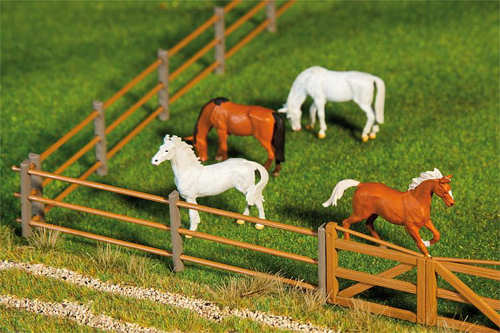 Faller Three Bar Paddock Fencing Kit 876mm II FA180430