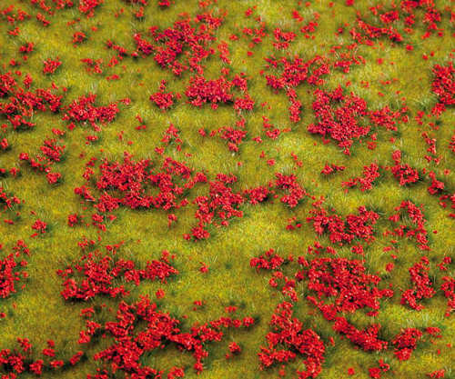 Faller Red Flowering Meadow Landscape Segment 210x148x9mm FA180460