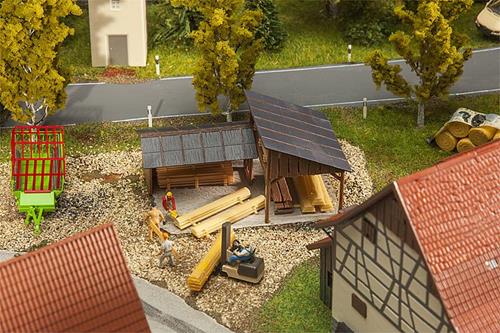 Faller Timber Storage Sheds Kit (2) I FA180498